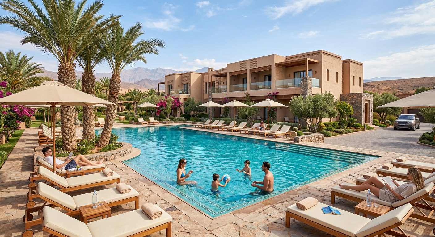 Hôtel et piscine Park Alkhawin